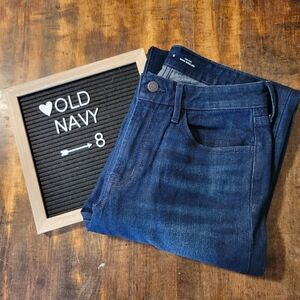 Old Navy High Rise Wow Wide Leg Jeans, Size 8